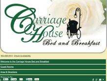 Tablet Screenshot of carriagehousejefferson.com